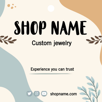 Custom Hang Tags Multiple Sizes Custom Jewelry