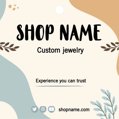 Custom Hang Tags Multiple Sizes Custom Jewelry