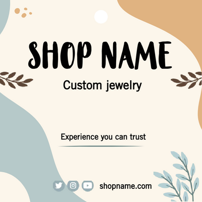 Custom Hang Tags Multiple Sizes Custom Jewelry