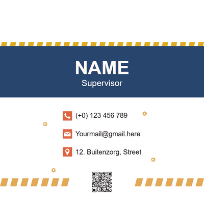 Custom Hang Tags Multiple Sizes Supervisor Name
