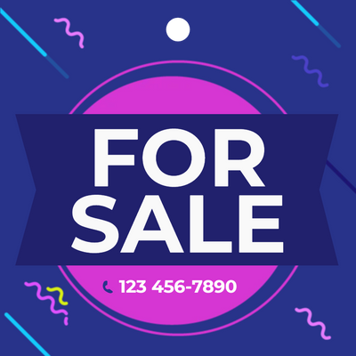 Custom Hang Tags Multiple Sizes Purple For Sale