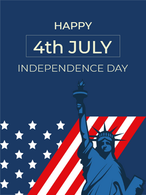 Custom Mesh Banner Happy Independence Day