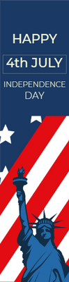 Custom Mesh Banner Happy Independence Day