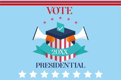 Custom Mesh Banner Signs Presidential 20XX