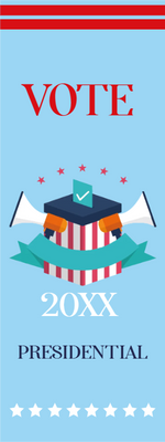 Custom Mesh Banner Signs Presidential 20XX