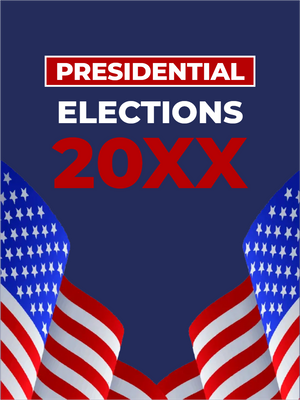 Custom Mesh Banner Signs Presidential Elections