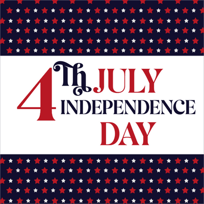 Custom Mesh Banner Signs Independence Day