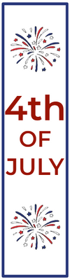 Custom Mesh Banner Signs 4th Of July