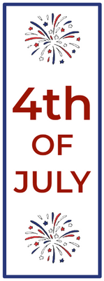 Custom Mesh Banner Signs 4th Of July