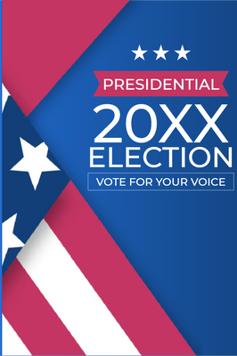 Custom Mesh Banner Signs Election 20XX