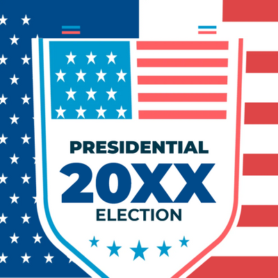 Custom Mesh Banner Signs Presidential 20XX
