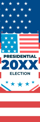 Custom Mesh Banner Signs Presidential 20XX