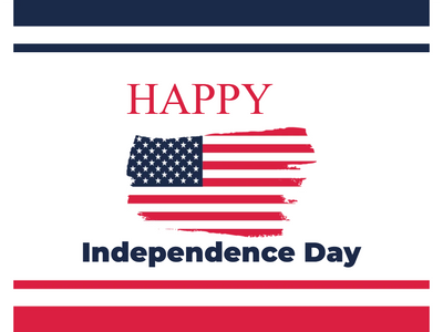 Custom Mesh Banner Signs Happy Independence Day