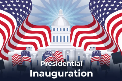 Custom Mesh Banner Signs Presidential Inauguration
