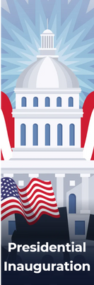 Custom Mesh Banner Signs Presidential Inauguration