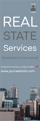 Custom Mesh Banner Signs Real Estats Services