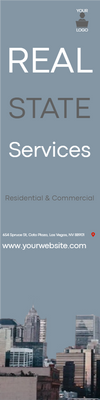 Custom Mesh Banner Signs Real Estats Services