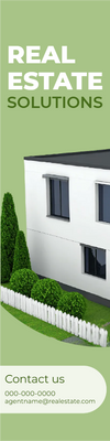 Custom Mesh Banner Signs Real Estates Solution