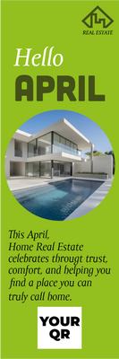 Custom Mesh Banner Signs Hello April