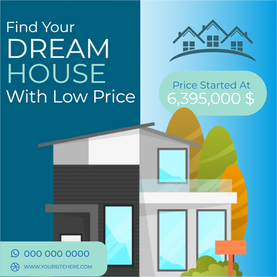 Custom Mesh Banner Signs Dream House