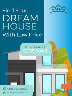 Custom Mesh Banner Signs Dream House