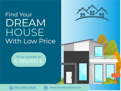 Custom Mesh Banner Signs Dream House