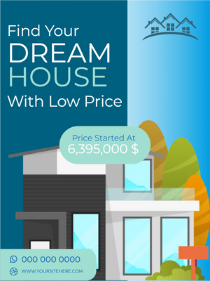 Custom Mesh Banner Signs Dream House