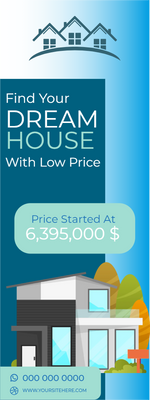 Custom Mesh Banner Signs Dream House