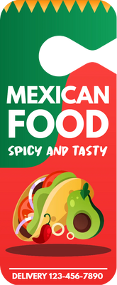 Custom Mirror Hangers Multiple Sizes Mexican Food