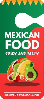 Custom Mirror Hangers Multiple Sizes Mexican Food