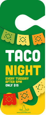 Custom Mirror Hangers Multiple Sizes Taco Night