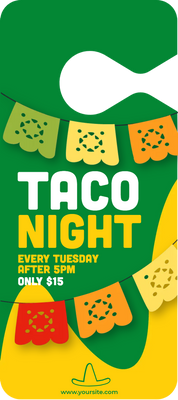Custom Mirror Hangers Multiple Sizes Taco Night