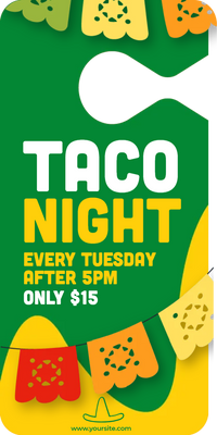 Custom Mirror Hangers Multiple Sizes Taco Night
