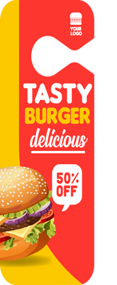 Custom Mirror Hangers Multiple Sizes Tasty Burger