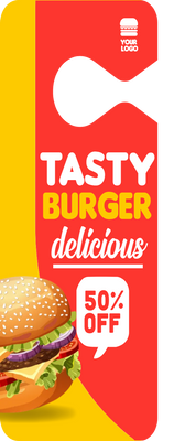 Custom Mirror Hangers Multiple Sizes Tasty Burger