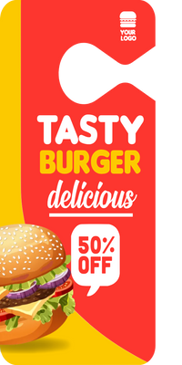 Custom Mirror Hangers Multiple Sizes Tasty Burger