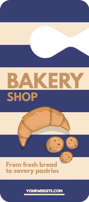 Custom Mirror Hangers Multiple Sizes Bakery Shop