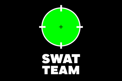 Custom Outdoor Yard Signs Multiple Sizes SWAT Team