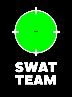 Custom Outdoor Yard Signs Multiple Sizes SWAT Team