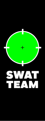 Custom Outdoor Yard Signs Multiple Sizes SWAT Team