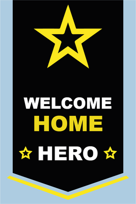 Custom Outdoor Yard Signs Multiple Sizes Welcome Home Hero