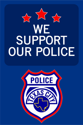 Custom Outdoor Yard Signs Multiple Sizes Police Support