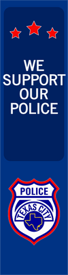 Custom Outdoor Yard Signs Multiple Sizes Police Support