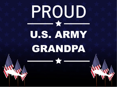 Custom Outdoor Yard Signs Multiple Sizes Proud US Army