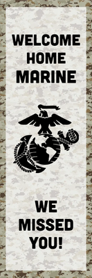 Custom Outdoor Yard Signs Multiple Sizes Welcome Marines