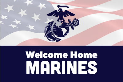Custom Outdoor Yard Signs Multiple Sizes Welcome Home Marines