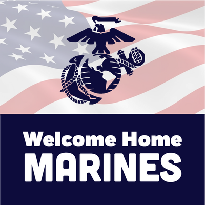 Custom Outdoor Yard Signs Multiple Sizes Welcome Home Marines