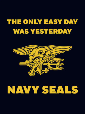 Custom Outdoor Yard Signs Multiple Sizes Navy Seals