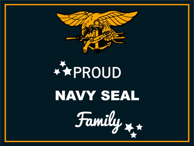 Custom Outdoor Yard Signs Multiple Sizes US Navy Family