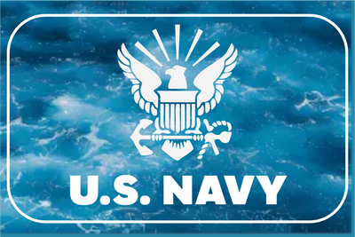 Custom Outdoor Yard Signs Multiple Sizes US Navy